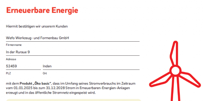 Energiebezug aus dem öffentlichen Netz